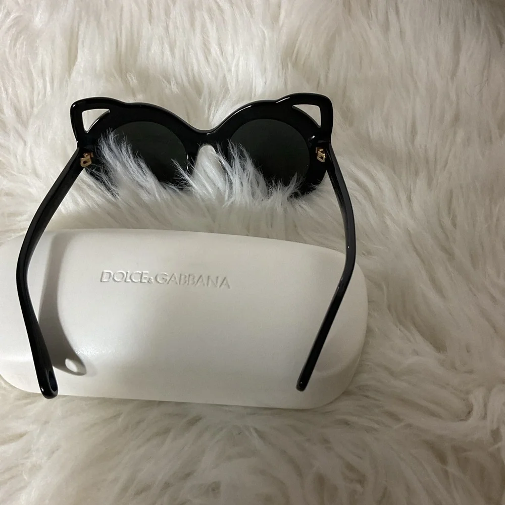Dolce & Gabbana Kids Black and White Sunglasses